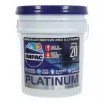 IMPERMEABILIZANTE HÍBRIDO DE ALTO DESEMPEÑO BLANCO 20 AÑOS IMPAC PLATINUM 19 L