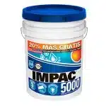 IMPERMEABILIZANTE ACRÍLICO ELASTOMÉRICO FIBRATADO TERRACOTA 5 AÑOS IMPAC 5000 22.8 L