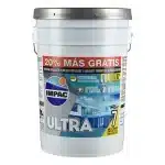 IMPERMEABILIZANTE ACRÍLICO FOTOSENSIBLE FIBRATADO BLANCO 7 AÑOS IMPAC ULTRA 7 22.8 L