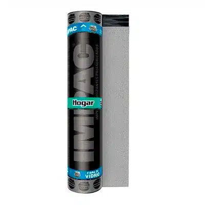 MEMBRANA PREFABRICADA IMPAC HOGAR FIBRA DE VIDRIO SBS GRAVILLA BLANCA 3.5 MM - Imagen 2