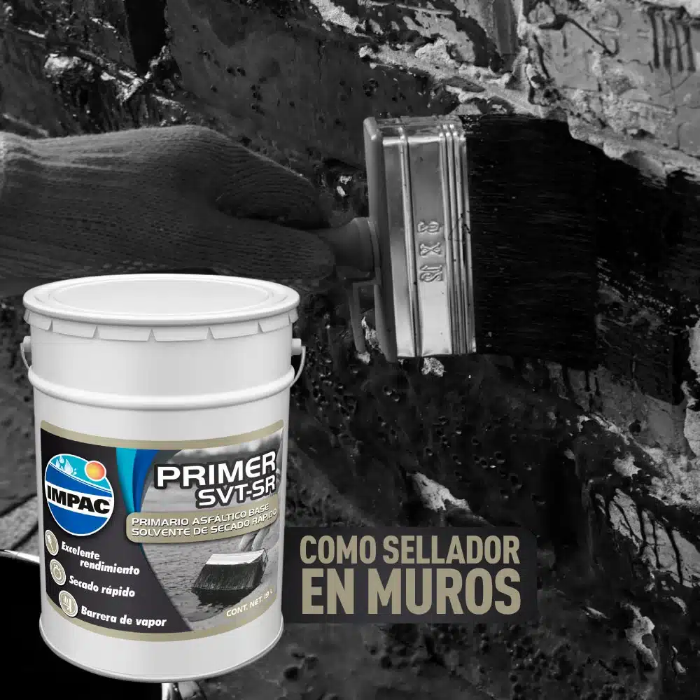 PRIMARIO ASFÁLTICO BASE SOLVENTE DE SECADO RÁPIDO IMPAC PRIMER SVT-SR 19 L - Imagen 6